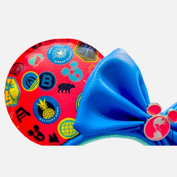 NWT Disney Vacation Club DVC Mickey Loungefly Bow Ears Headband - Picture 3 of 5